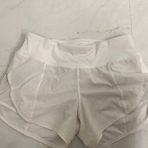 lululemon athletica White Athletic Shorts